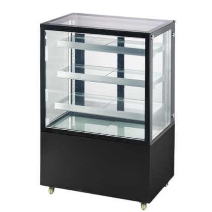 Witryna Cukiernicza Czarna 390L 930x680x1400mm 1ZC Szron ARC-271ZC BLACK