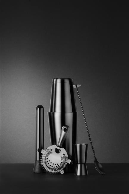 Zestaw Barmański W Tubie Barup Czarny Ø120x320 Mm Hendi 596609