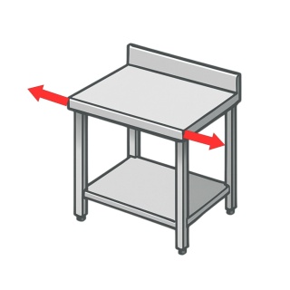 Zwiększenie Szerokości Mebla Nierdzewnego Polgast o 10 cm