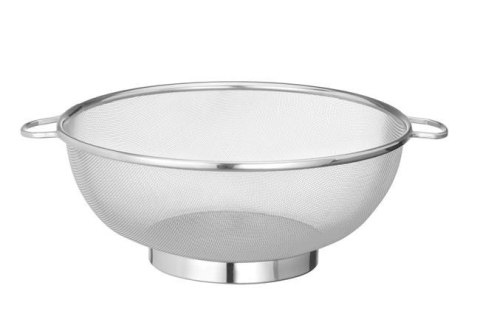 Okrągły cedzak stalowy kuchenny średnica 363 mm wysokość 147 mm Hendi 639306