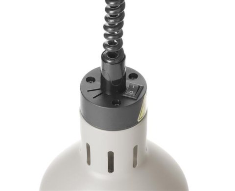 Lampa do Podgrzewania Potraw Wisząca Cylindryczna Biała Hendi 273821