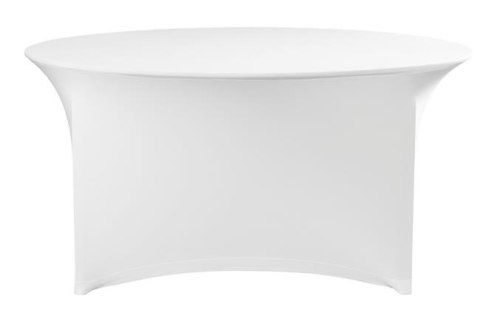 Obrus Okrągły Biały ⌀1500x760mm Poliester Hendi 814512