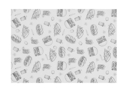 Papier Pergaminowy do Żywności 500 Arkuszy 250x350 Hendi 678275