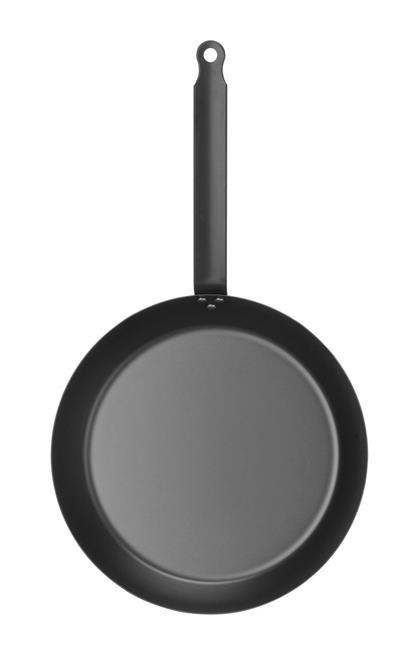 Patelnia ze Stali Węglowej Profesjonalna Ø282x504 mm Hendi 628034