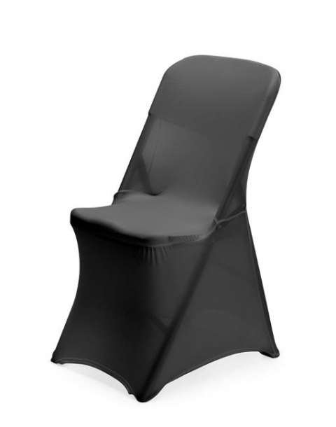 Pokrowiec Na Krzesło Czarny 540x440x840 Elastyczny Hendi 816370