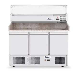 Stół Chłodniczy do Pizzy 3-Drzwiowy z Nadstawką Hendi 232033