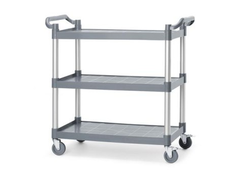 Wózek Kelnerski 3-Półkowy Z Polipropylenu 1010x500x(H)960mm Hendi 816264