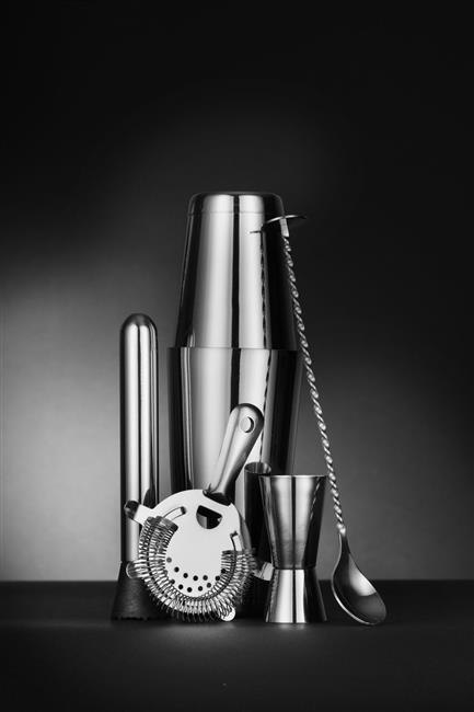 Zestaw Akcesoriów Barmańskich 5-Elementów w Ozdobnej Tubie