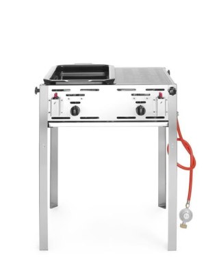 Grill Gazowy Grill-Master Maxi 50/50 11kW 850x675x600 Hendi 154540