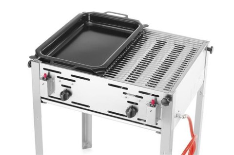 Grill Gazowy Grill-Master Maxi 50/50 11kW 850x675x600 Hendi 154540