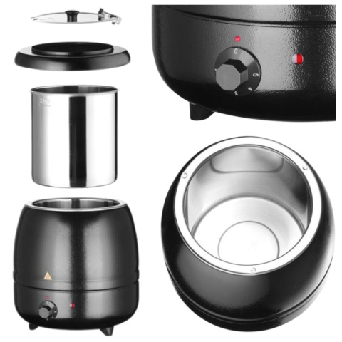 Elektryczny Garnek Kociołek do Zupy Bigosu Gulaszu 8l Hendi 860083