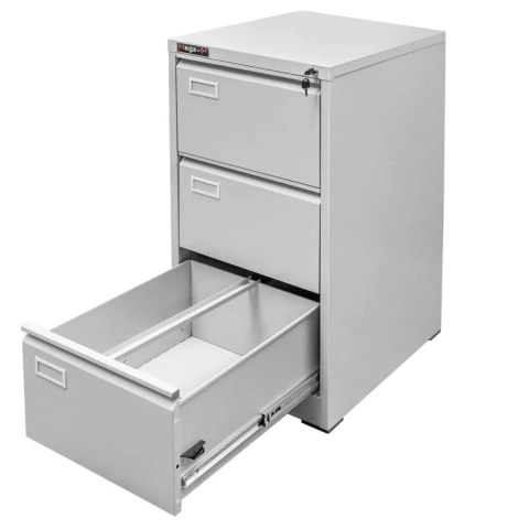 Szafka metalowa na dokumenty 3 szuflady kartotekowa biurowa MTP002638