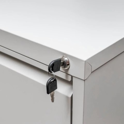 Szafka metalowa na dokumenty 3 szuflady kartotekowa biurowa MTP002638