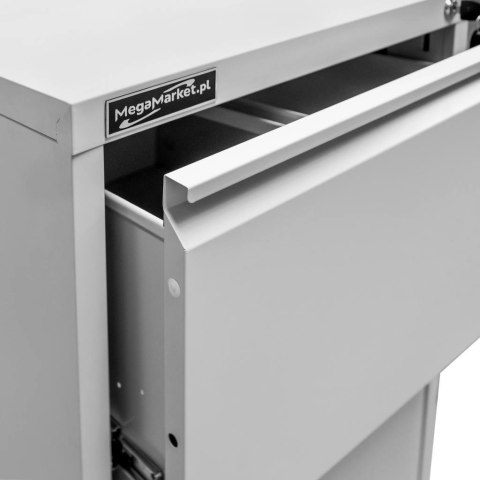 Szafka metalowa na dokumenty 3 szuflady kartotekowa biurowa MTP002638