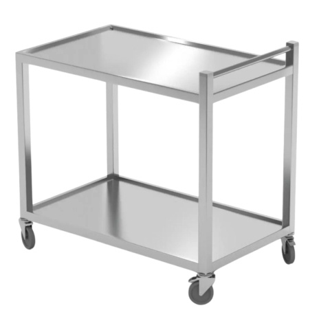 Wózek Kelnerski Serwisowy Stalowy 2-Półki Hendi 80x50x85