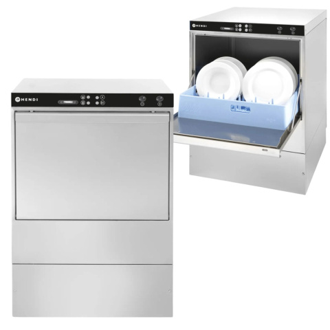 Zmywarka gastronomiczna do naczyń z dozownikami 230V Hendi 230237