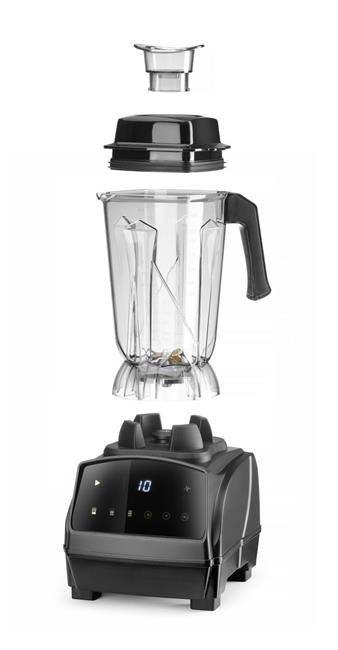 Blender Barmański Elektroniczny Bpa Free 2,5l Czarny 230V/1680W Hendi 238103