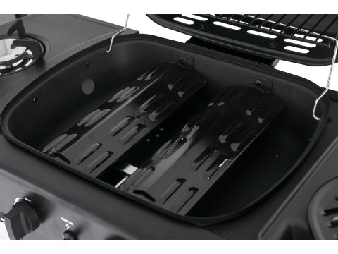 Grill Gazowy Ogrodowy Asahi 2+2 Palniki 5 kW 3w1 Yato YG-20008