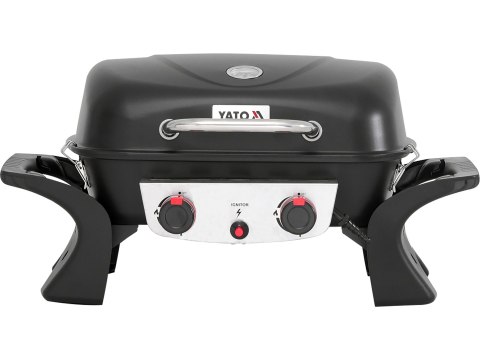 Grill gazowy przenośny Yake 2 palniki 5 kW Yato YG-20005