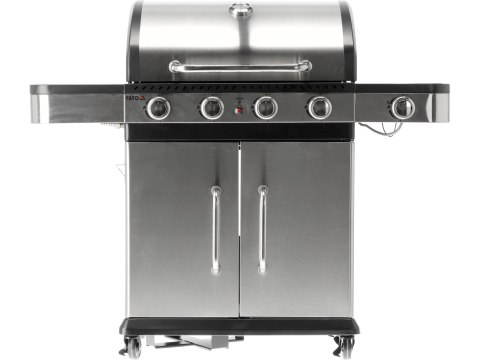 Grill gazowy Zushi 4+1 stal nierdzewna 14,2 kW Yato YG-20019
