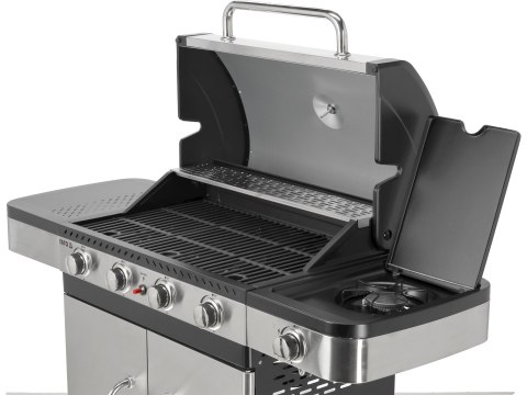 Grill gazowy Zushi 4+1 stal nierdzewna 14,2 kW Yato YG-20019