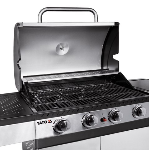 Grill gazowy Zushi 4+1 stal nierdzewna 14,2 kW Yato YG-20019