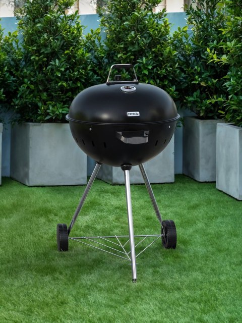 Grill Węglowy Okrągły 54cm Czarny Yato YG-20300