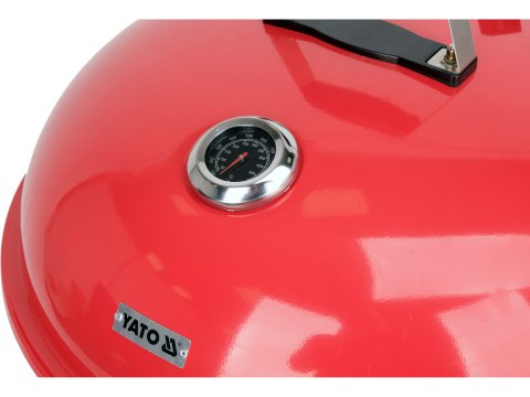 Grill Węglowy Okrągły 54cm Czerwony Yato YG-20304