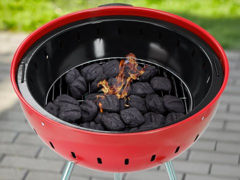 Grill Węglowy Okrągły 54cm Czerwony Yato YG-20304