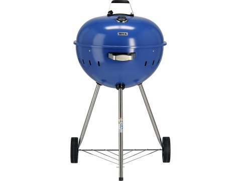 Grill Węglowy Okrągły 54cm Niebieski Yato YG-20302