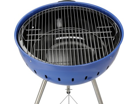 Grill Węglowy Okrągły 54cm Niebieski Yato YG-20302