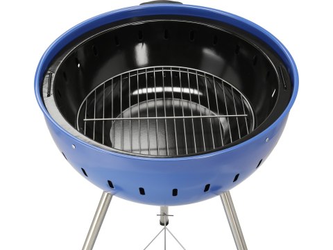 Grill Węglowy Okrągły 54cm Niebieski Yato YG-20302