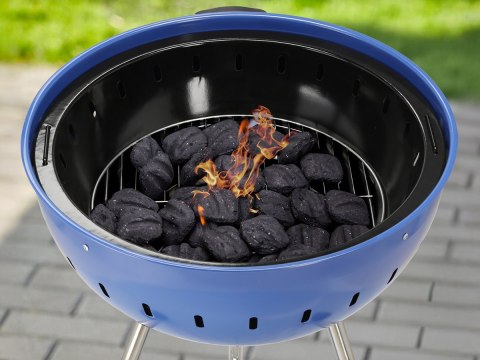 Grill Węglowy Okrągły 54cm Niebieski Yato YG-20302