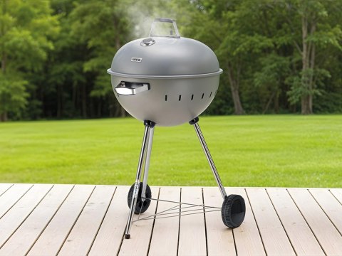 Grill Węglowy Okrągły 54cm Szary Yato YG-20301