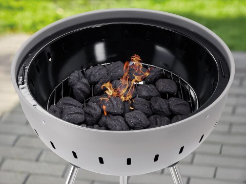 Grill Węglowy Okrągły 54cm Szary Yato YG-20301