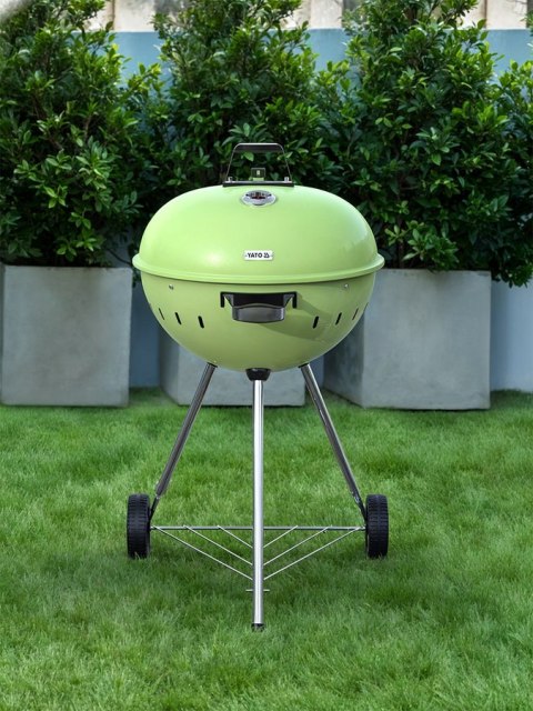 Grill Węglowy Okrągły 54cm Zielony Yato YG-20303