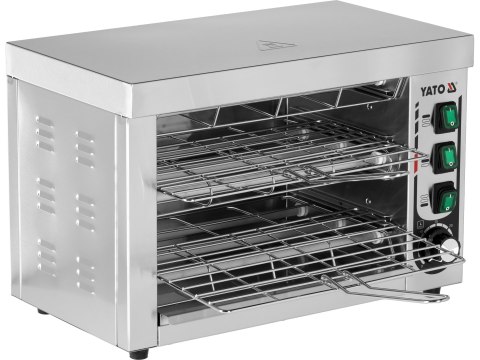 Opiekacz kwarcowy elektryczny do zapiekanek i kanapek 49x30 cm Yato YG-04660