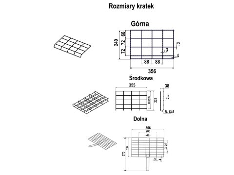 Opiekacz kwarcowy elektryczny do zapiekanek i kanapek 49x30 cm Yato YG-04660