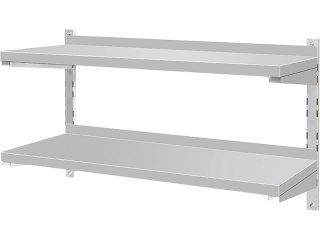 Półka Wisząca Podwójna Nierdzewna 1200x300x350mm YG-08947