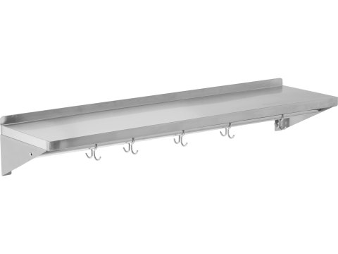 Półka Wisząca Z Haczykami Pojedyncza 1500x300x180mm YG-08938
