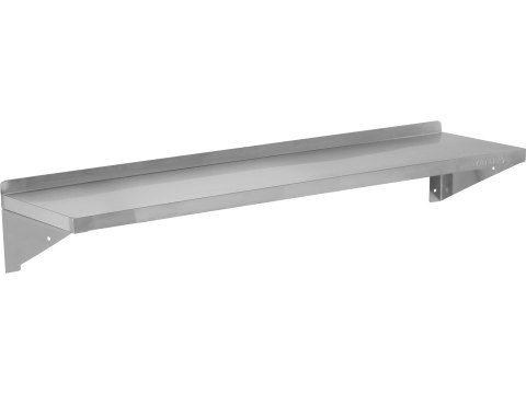 Półka Wisząca Z Rantem Pojedyncza Nierdzewna 1500x300x180mm YG-08932