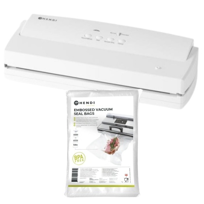 Pakowarka Próżniowa Listwowa 31 cm z Workami 20x30 cm Hendi 975350