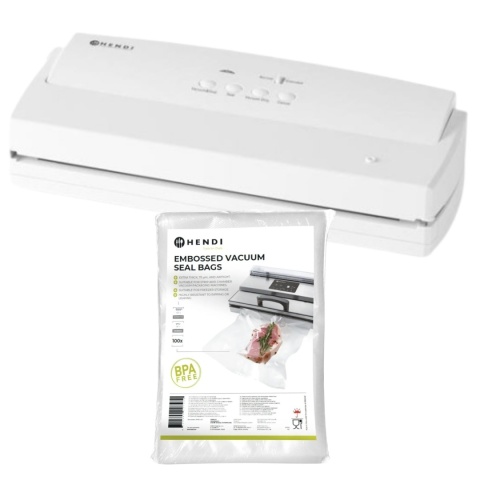 Pakowarka Próżniowa Listwowa 31 cm z Workami 20x30 cm Hendi 975350