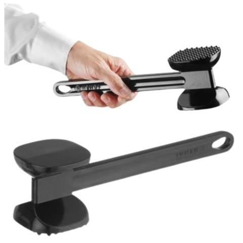 Profesjonalny Ciężki Tłuczek do Mięsa Czarny 300x80x80 Hendi 513125