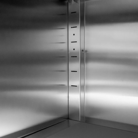 Szafa gastronomiczna 2 drzwiowa 120x60x200 stal nierdzewna MTP001888