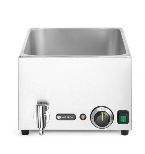 Bemar Elektryczny Bufetowy GN 1/3 3 Pojemniki z Pokrywkami Hendi 238912