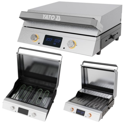 Grill Elektryczny Yatomi 2300 W Panel LED Yato YG-20071
