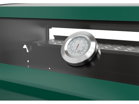 Grill Gazowy Itami 4+1 14,5 kW Z Szybą Zielony Yato YG-20035