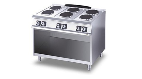 Kuchnia Elektryczna 6-Palnikowa 15,6 kW Olis 16050007