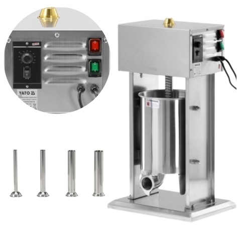 Elektryczna Nadziewarka Do Kiełbasy 10l Lejki 16/22/32/38 Mm Yato Yg-03379